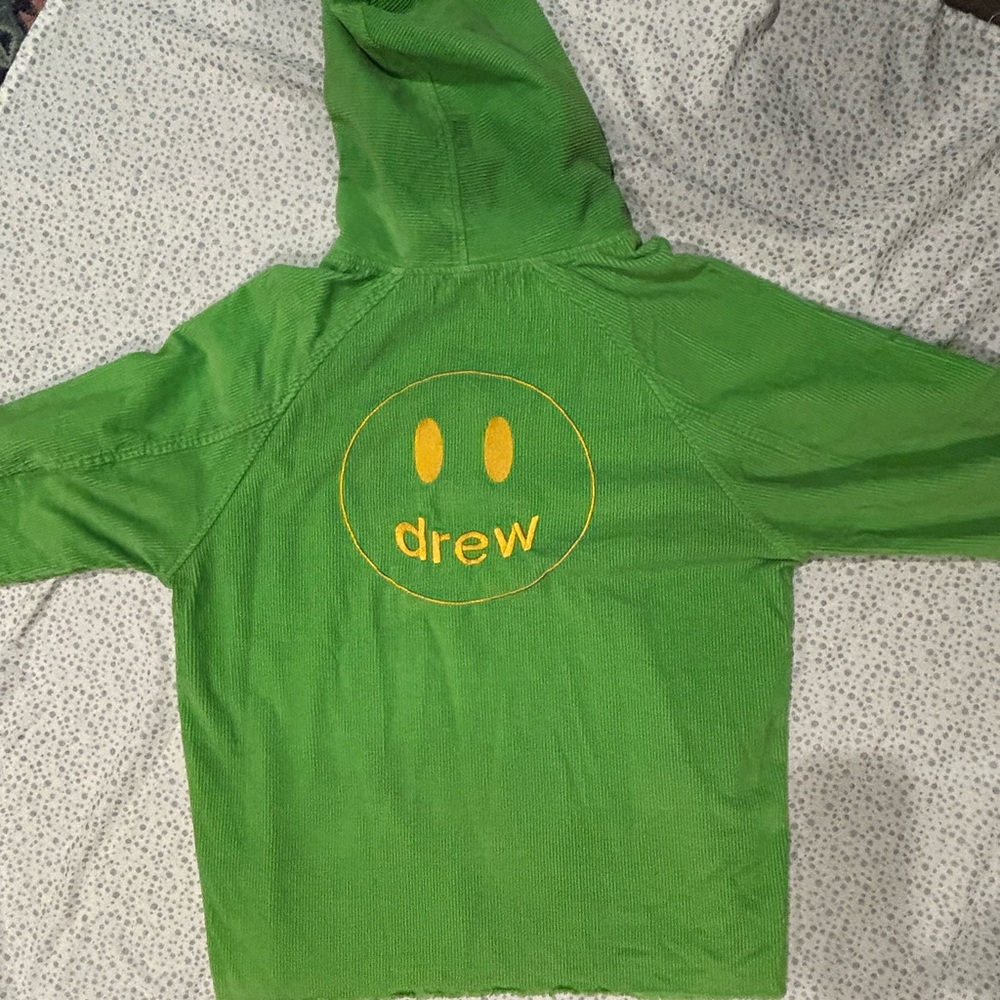 Drew House  Vibrant Corduroy Green Hoodie